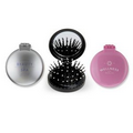 Compact Hair Brush w/Mirror